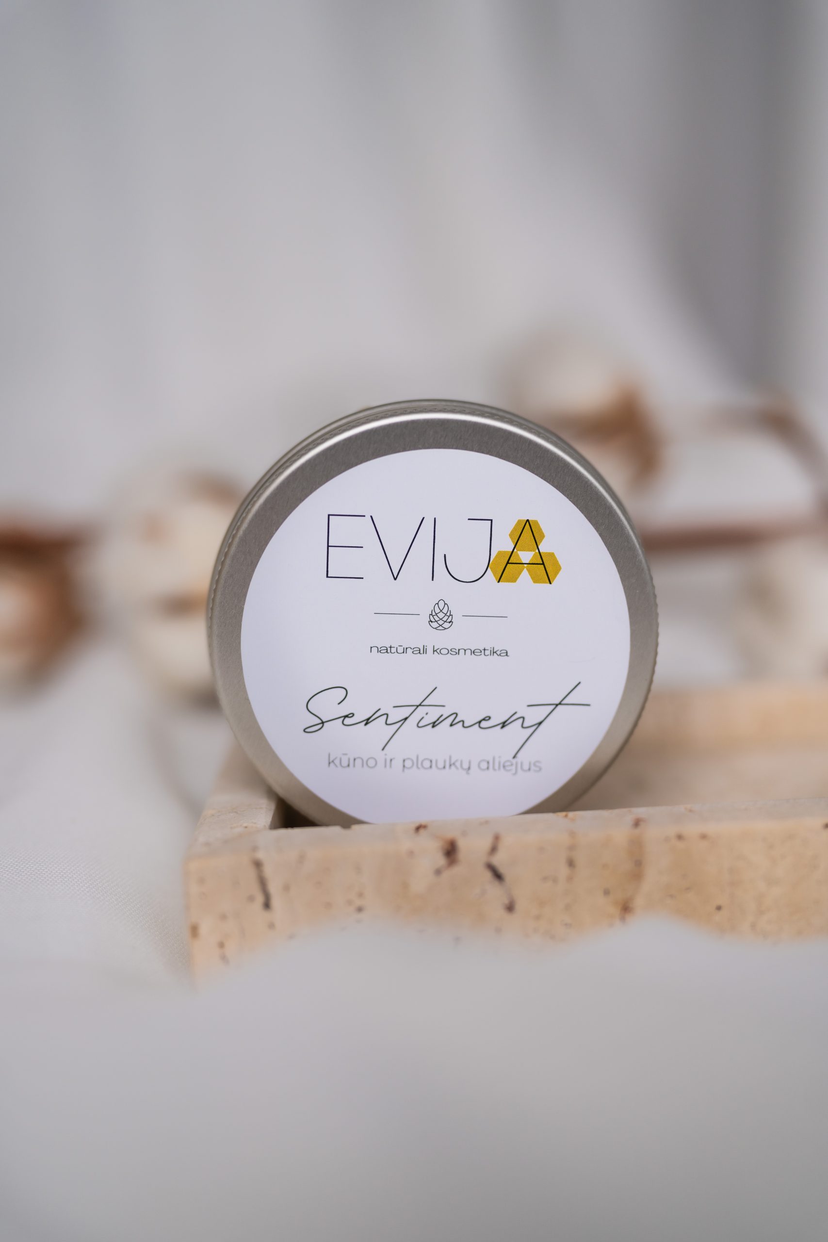 Veido, kūno ir plaukų aliejus EVIJA SENTIMENT 100g
